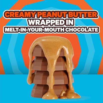 Feastables MrBeast Peanut Butter Cups, Milk Chocolate & Creamy Peanut Butter Filling, Cups for Adults & Kids, Chocolate Candy for Snacks, Gifts, or Dessert, Made With Fairtrade Cocoa, 2 Pack, 24 Count