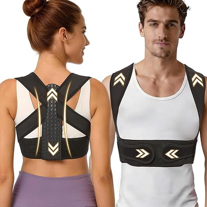 WNIEYO Posture Corrector for Women and Men Back Brace for Women Back Straightener for Effective Lower Back Pain Relief, Scoliosis, and Better Posture Support(XL)