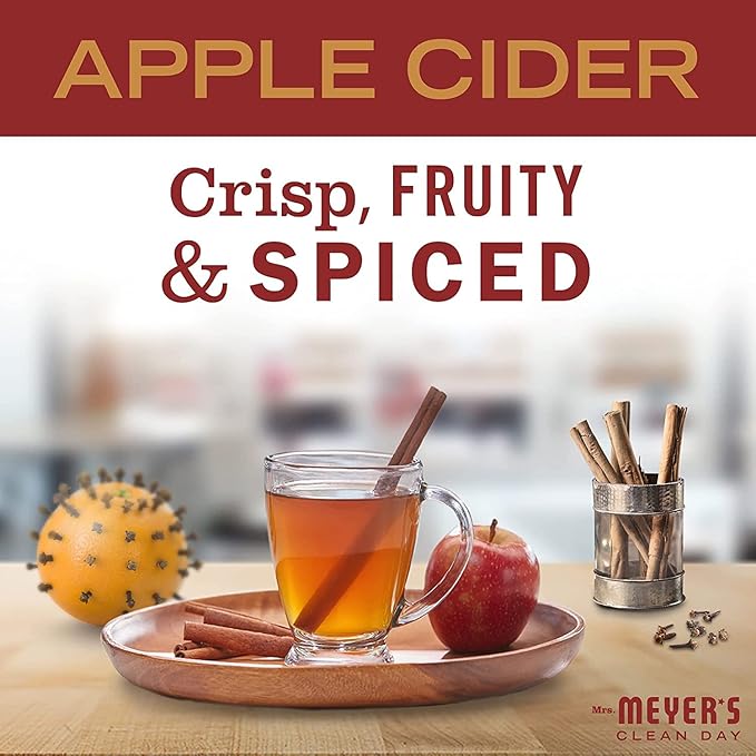 Mrs. MEYER'S CLEAN DAY New Spring Scent Variety Pack (Apple Cider + Acorn Spice + Mum)