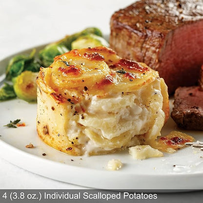Omaha Steaks Ultimate Ribeye Gift Package (4 Bacon-Wrapped Ribeyes, 4 Air-Chilled Chicken Breasts, 4 PureGround Filet Mignon Burgers, 4 Kielbasa Sausages, 4 Scalloped Potatoes, 4 Caramel Apple Tartlets, 1 jar Omaha Steaks Seasoning)