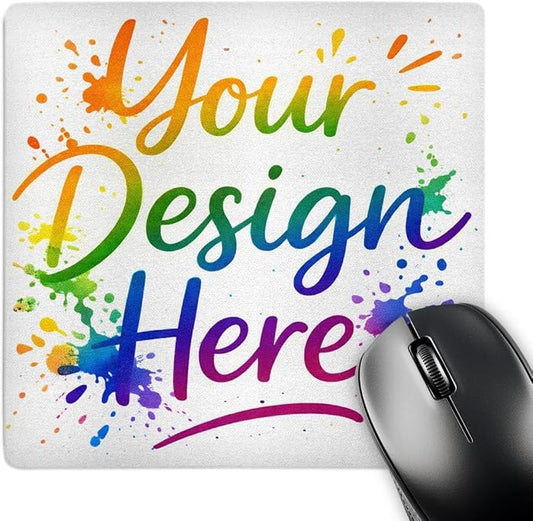 3dRose Custom 8x8 Mouse Pad - Eco-Friendly Recycled Rubber, Matte Finish