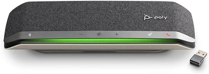 Poly Sync 40+ Smart Speakerphone (Plantronics) - Flexible Workspaces - Connect to PC/Mac via BT700 Adapter and Smartphones via Bluetooth - Works with Teams, Zoom – Amazon Exclusive