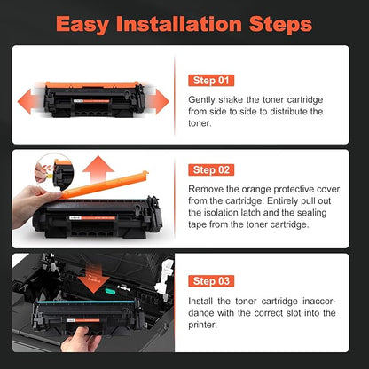 v4ink 072H 072 Black Toner Cartridge Replacement for Canon 072 072H High Capacity Toner for Canon imageCLASS MF284dw MF287dw MF288dw MF289dw LBP172dw LBP170 MF280 Series Printer, Support for Fax