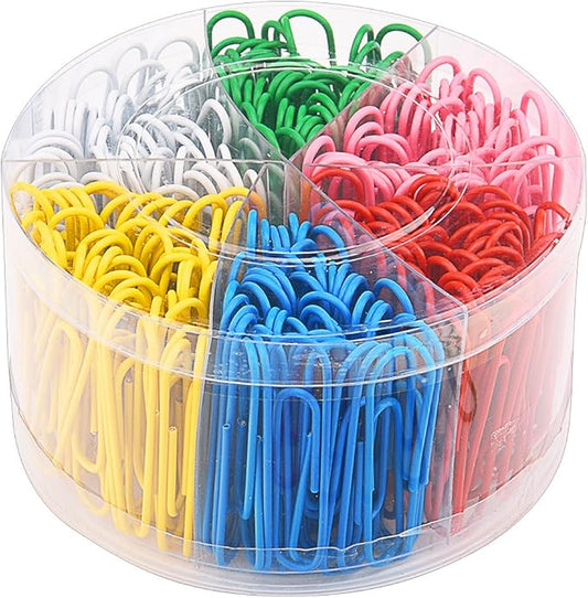 300 Pieces Large Colorful Paper Clips, 2 Inch