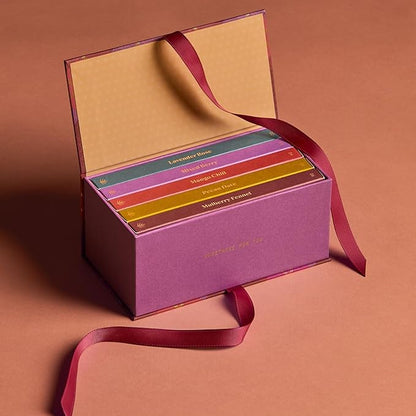 Spring & Mulberry Healthy Dark Chocolate Bars Sugar Free - Date Sweetened Chocolate Gift Box - Healthy Bars, Gluten Free & Vegan - Embellished with Fruits & Florals Holiday Chocolates Gift Set