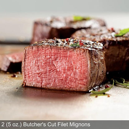 Omaha Steaks Ultimate Gift Package – Butcher’s Cut Filet Mignons, Top Sirloins, Chicken Breasts, Burgers, Gourmet Franks, Fries, Desserts & Seasoning – Premium Meat & Meal Gift Box