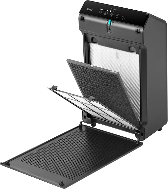 WINIX 5520 Air Purifier for Home Large Room Up to 1882 Ft² in 1 Hr With Air Quality Monitor, True HEPA, High Deodorization Carbon Filter and Auto Mode, Captures Pet Allergies, Smoke, Dust.