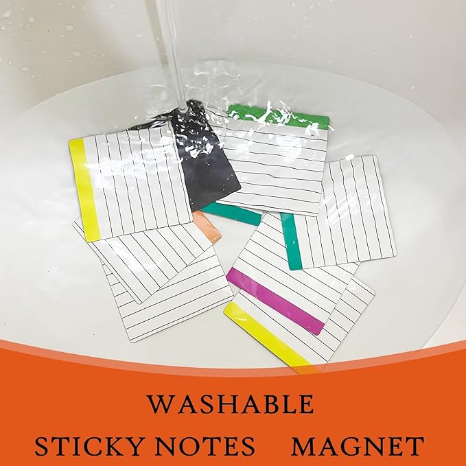 Ruled Lined Magnetic Dry Erase Whiteboard,Small Flexible Magnet Sheet,Sqaure 6X6,Teacher Essentials for Classroom,Help Students Form A Good Handwriting 12 Pieces