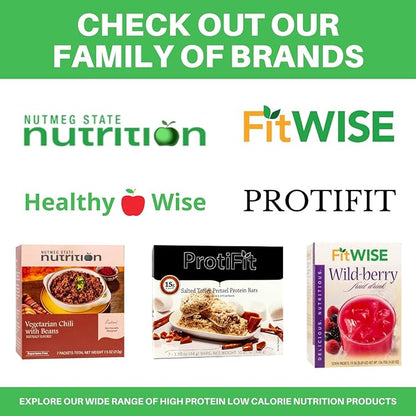 PROTIFIT - High Protein Wafer Bar, 15g Protein, Low Calorie, Low Carb, Low Fat, Trans Fat Free, Cholesterol Free, Ideal Protein Compatible, 5 Servings Per Box (Chocolate)