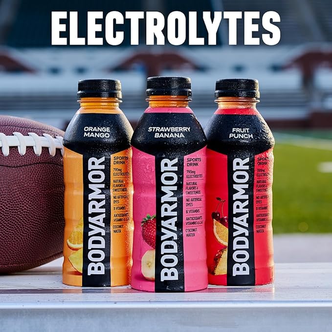BODYARMOR Sports Drink Sports Beverage, Blackout Berry, Coconut Water Hydration, Natural Flavors With Vitamins, Potassium-Packed Electrolytes, Perfect For Athletes, 28 Fl Oz (Pack of 15)