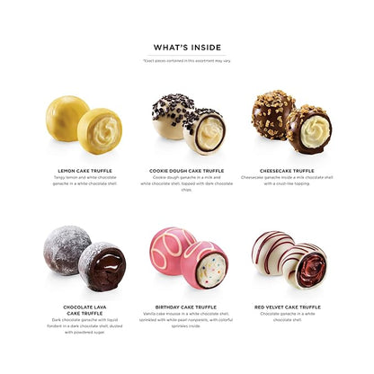Godiva Chocolatier Birthday Truffles Assorted Chocolate Gift Box, 4.09 Oz (Pack of 6)