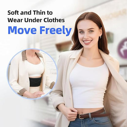 Posture Corrector Back Brace for Men and Women, Adjustable Full Back Support for Posture Improvement & Pain Relief, Shoulder Straightener for Spine Alignment & Posture Correction, Size L(35-42in)