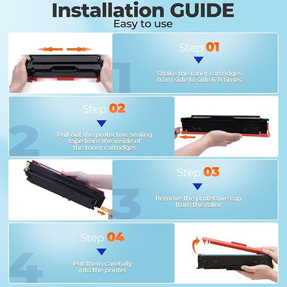 210X Toner Cartridges 4301fdw for HP 210X 210A Toner Cartridges 4 pack, 4301fdw 4201dn 4201dw Toner Cartridge, HP210X HP210A 210 Toner for Color Laser Jet Pro MFP 4301fdw 4201dn 4201dw 4301fdn 4301fdn