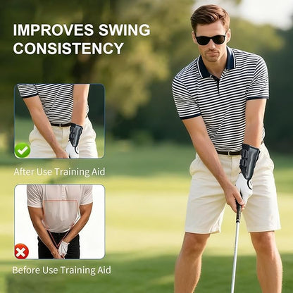 Golf Wrist Training Aid, 2 Pack Golf Swing Band and Golf Wrist Correction Trainer, Golf Grip Trainer for Beginners Arm Posture Correcting