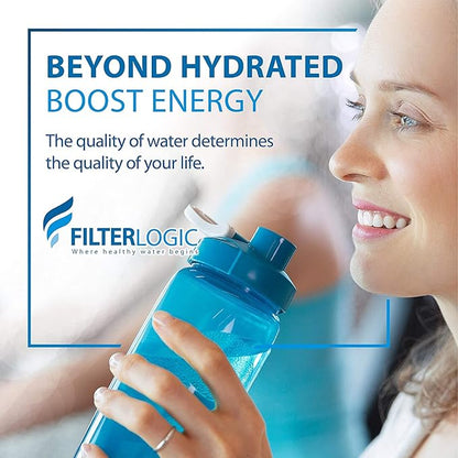 Filterlogic NSF Certified Pitcher Water Filter, Replacement for Brita® Water Filter Pitchers, Dispensers, Classic 35557, OB03, Mavea® 107007 and Amazon Basics® 10-Cup Pitcher (Pack of 3)