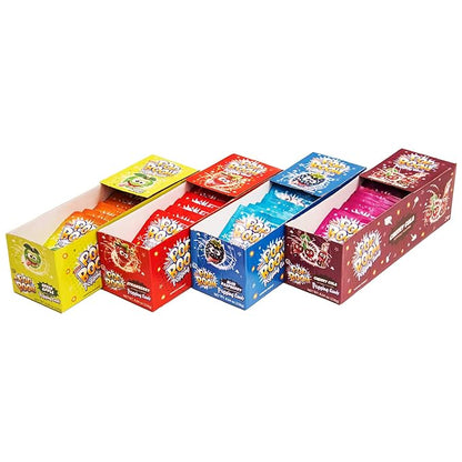 Tiltay Pop Boom Popping Candy – 4 Flavor Assortment, Strawberry, Cherry Cola, Green Apple, Blue Raspberry - 12 Packs