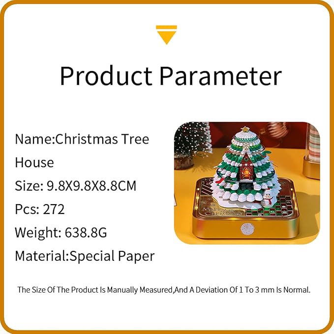 3D Calendar 2026 Time Piece Calendar 3D Memo Pad Tear Away Carving Art Notepad Paper Sculpture Artwork for Sticky Note Record DIY Christmas Gift Office Desktop Decoration-Golden Christmas Tree