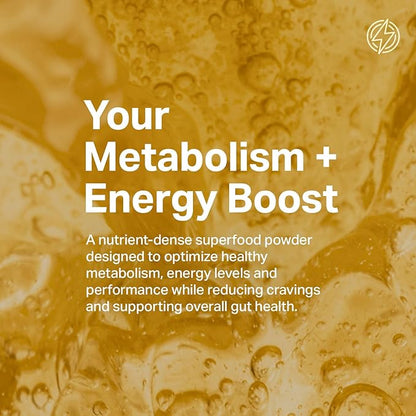 Proper, The Yellows Metabolism and Energy Boost, Sugar Free Energy Drink Powder with 100mg Caffeine. 30 Servings, Pineapple Mango Drink Mix for Men and Women