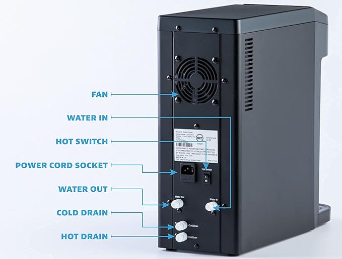 Countertop Water System, Tri-Temp, Self-Cleaning with Smartchill*, for Home or Small Office. Features Patented ThermaRinse/SmartChill Technology..*Requires Drain Connection
