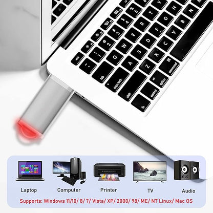 4GB USB Flash Drive 20 Pack Nicepicten Thumb Drives Pack Jump Zip Drive USB 2.0 Flash Drives Mulitipack 4GB Memory Stick with Labels & Lanyards - Silver