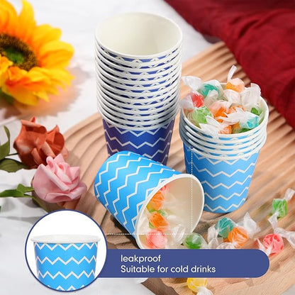 Mumufy 1500 Pieces Colorful Disposable Mouthwash Cups 5oz Disposable Bathroom Cups, Small Cups Mini Paper Cups for Parties, Picnics, Barbecues, Travel and Events, 15 Colors