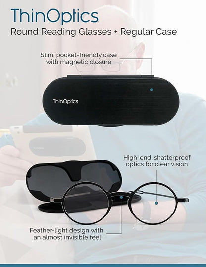 ThinOptics Rectangular Reading Glasses