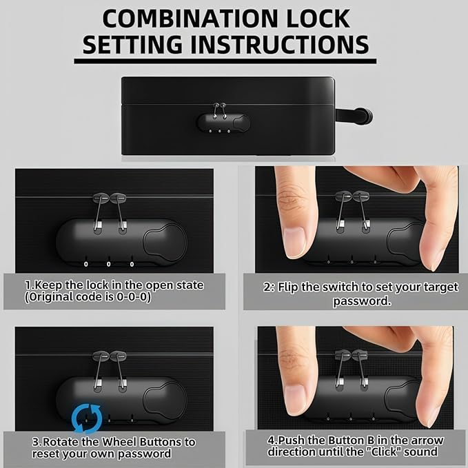 Fireproof Document Box (Soft-Shell) with Lock & Waterproof Zipper, 5200°F Safe for Important Documents, Certificates, Laptop Portable File Organizer for Home, Office, Travel Storage