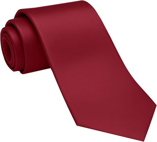Dibi Solid Color Ties for Men, Formal Mens Ties, Neck Tie, Classic Tie for Boys Women Teens, Wedding Business Costume Necktie