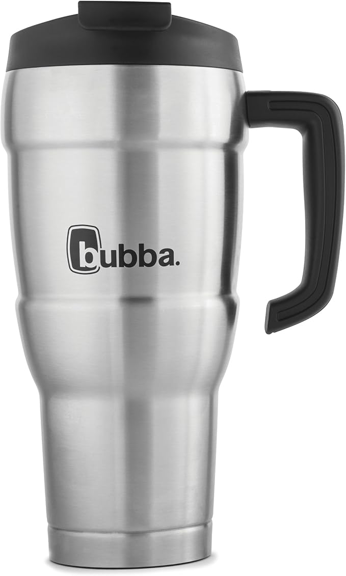 Bubba Hero XL, Vacuum-Insulated Stainless Steel Travel Mug, 30oz., Stainless Steel