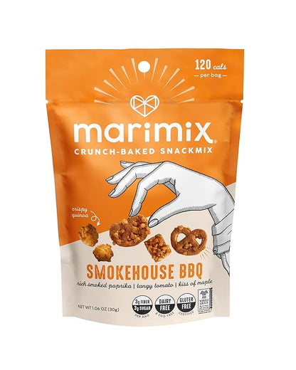 Marimix Mini Snack Mix - 6 pack (Mini Smokehouse BBQ, 6 Pack)