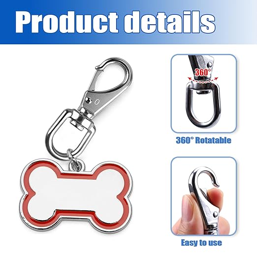 KINLINK 304 Stainless Steel Swivel Snap Hooks, 8 Pack 4 Inch Flag Pole Clips, Heavy Duty Large Spring Snap Hooks for Boat Anchor Ropes and Cables