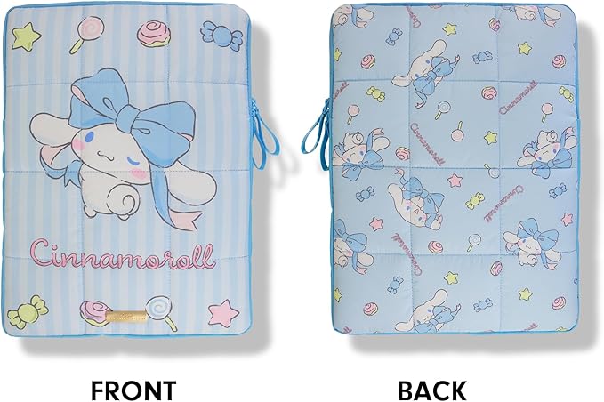 Sonix x Sanrio | Puffy Laptop Sleeve | 15-16 Inch, Quilted Pillow Puffer Laptop Carrying Case, Computer Sleeve | Cinnamoroll Lovely Ribbons