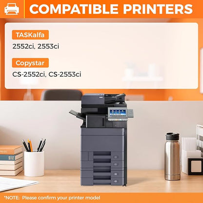 TK-8347 TK8347 Toner Cartridge 4Pack High Yield Replacement for Kyocera TK-8347K TK-8347C TK-8347M TK-8347Y Compatible with TASKalfa 2552ci 2553ci CS-2552ci CS-2553ci Printer Black Cyan Magenta Yellow