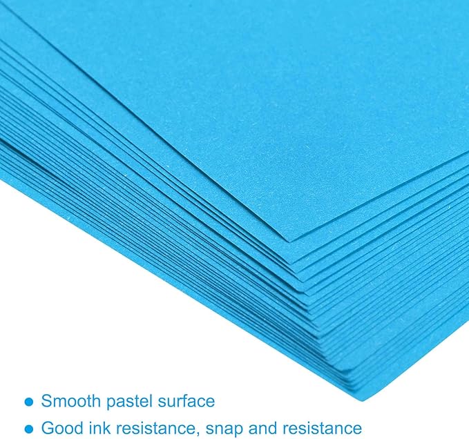MECCANIXITY 50 Sheets Colored Copy Paper 16.5 x 11.7 Inch Printer Paper 80gsm Pale Blue for Office Printing, Document Copying, Invitations, Forms, Art Projects