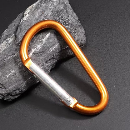 Carabiner Keychain Clip -3" Aluminum Carabiner D Ring, Caribeener Clips, Spring Snap Hook for Keychain Clip