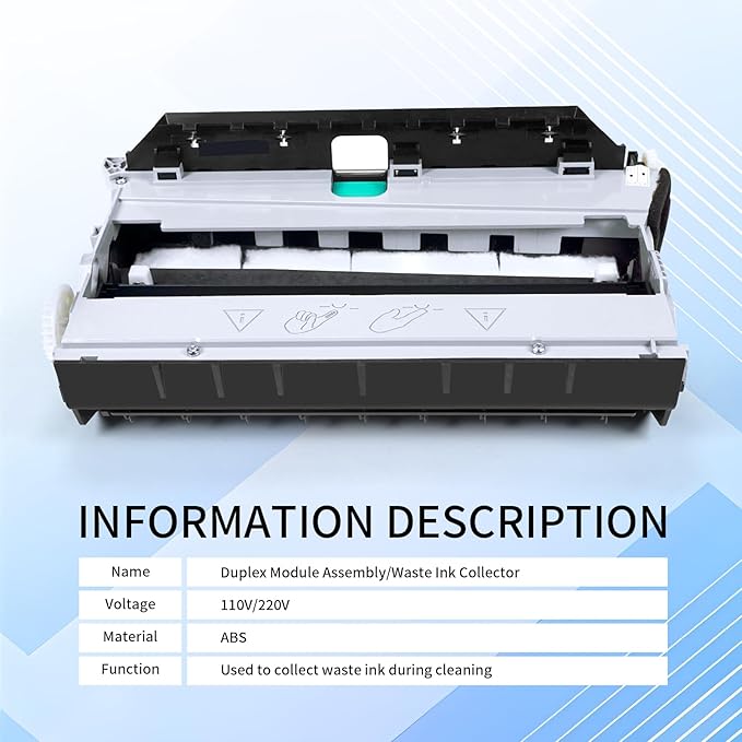 New CN459-60375 CN598-67004 Duplex Module Compatible with hp OfficeJet Pro X451 X452 X476 X477 X551 X552 X576 X577 X585, CN459-60377 Ink Waste Collection Unit Compatible with hp973 974 Printer