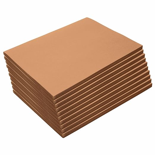 Construction Paper,Light Brown,9 inches x 12 inches,500 Sheets,Heavyweight Construction Paper,Crafts,Art,Kids Art,Painting,Coloring,Drawing,Creating,Paper,Art Project,All Purpose