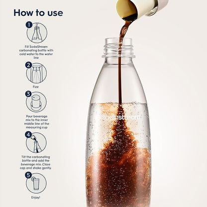 SodaStream Pepsi Wild Cherry Zero Sugar Drink Mix (440ml, Pack of 4)