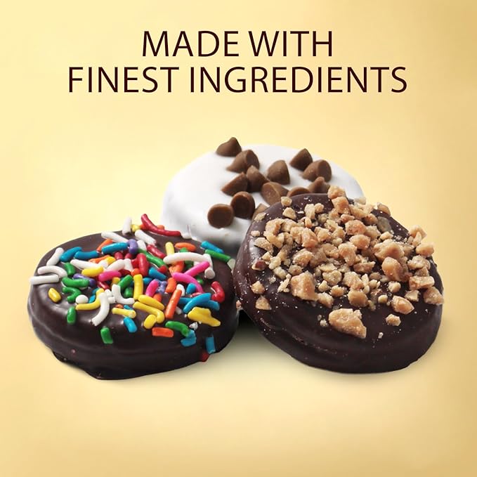Cremelle Gourmet Cookies Gift Box, 12 Pieces of Food Gifts Cookies, Ideal Chocolate Candy Gift Box for Friends, Colleagues and Loved Ones, Perfect Fancy Cookie for Holidays and Celebrations