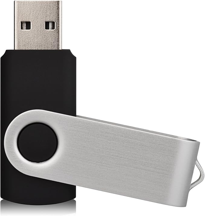 64GB USB Flah Drives 10 Pack USB 2.0 Memory Sticks Bulk-Black