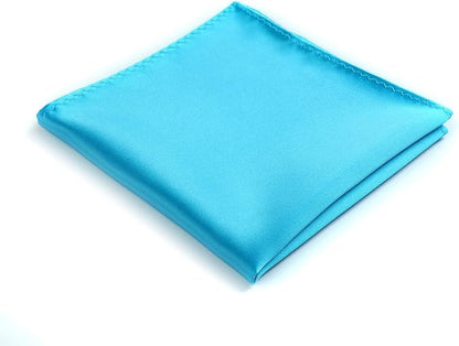 Mens Solid Satin Mens Tie With Hanky,Handmade Neckties For Men