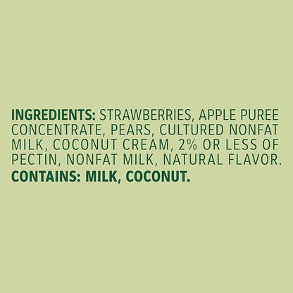 Outshine Smoothie Fruit & Yogurt Smoothie Pouches - Strawberry Coconut (24 Pack)