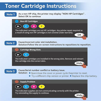 MYTONER 218A Toner Cartridges 4 Pack 3301fdw [with Chip] Compatible Replacement HP 218A W2180A 218 218X W2180X for Color LaserJet MFP 3301fdw 3301cdw Pro 3201dw 3301sdw Printer High Yield, B/C/M/Y