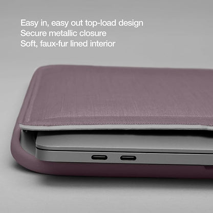 Incase ICON Sleeve with Woolenex - MacBook Pro 14 inch Case - 2024, 2023, 2022, 2021, M4, M3, M2, M1 - Fitted MacBook Case, Laptop Sleeve, Hard Cover, Durable, Lightweight - Purple Rain