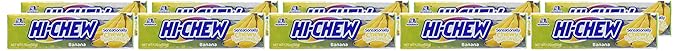 Hi-Chew Sensationally Chewy Japanese Fruit Candy, Banana, 1.76 Ounce (Pack of 10)