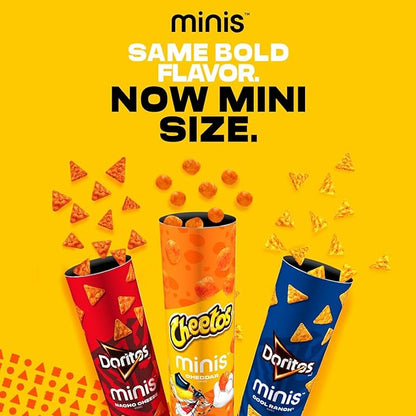 Cheetos Minis Canisters, Flamin' Hot, 3.625 Ounce (Pack of 6)