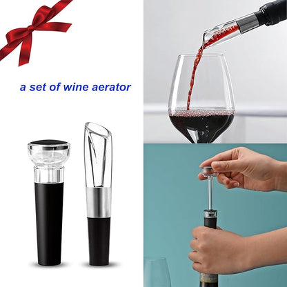 Electric Wine Chiller, Single Bottle Cooler for 750ml Wine or Some Champagne,Stainless Steel Iceless Cooler Keep Cold Up to 24h,Kitchen,Bar and RV Vino Accessory,Gift for Vino Lover
