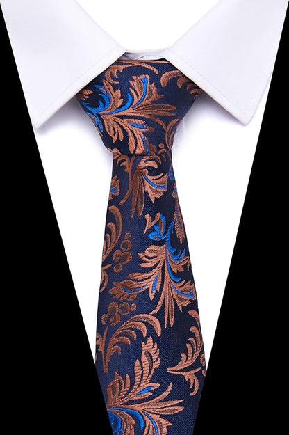 Tie For Men Necktie Woven Jacquard Neck Ties Set 6 PCS