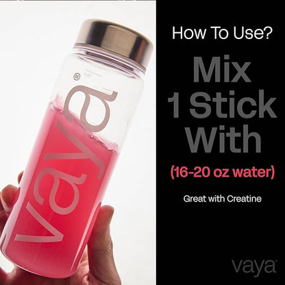 Vaya - Sugar Free Electrolyte Powder Packets – Give Your Body Instant Hydration - with Fasting Electrolytes (30 Pack, Watermelon)