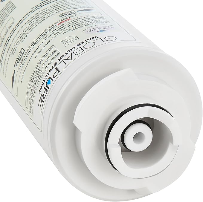Global Industrial Global Pure Replacement Water Filter PFAS, 3,600 Gallon Capacity, Drinking Fountain and Bottle Fillers Replacement Filter, Cold Water Filter Only, 3/Pack